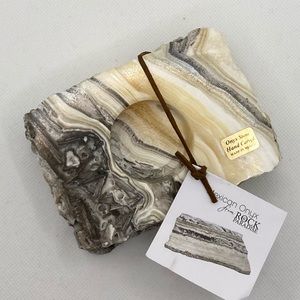 Hand Carved Onyx Candle Holder